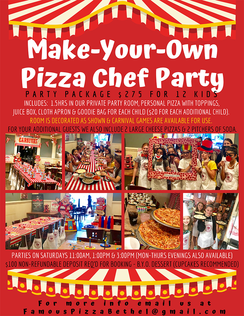 kids pizza birthday party